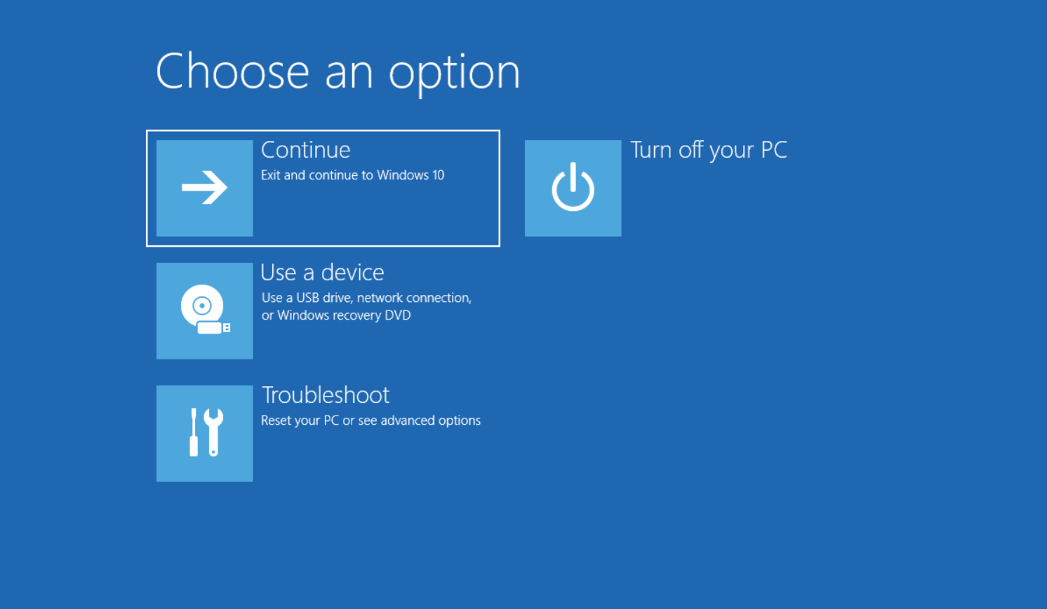 configure windows recovery environment for bitlocker